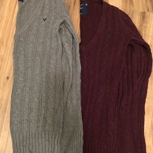 Two size SMALL American Eagle sweaters